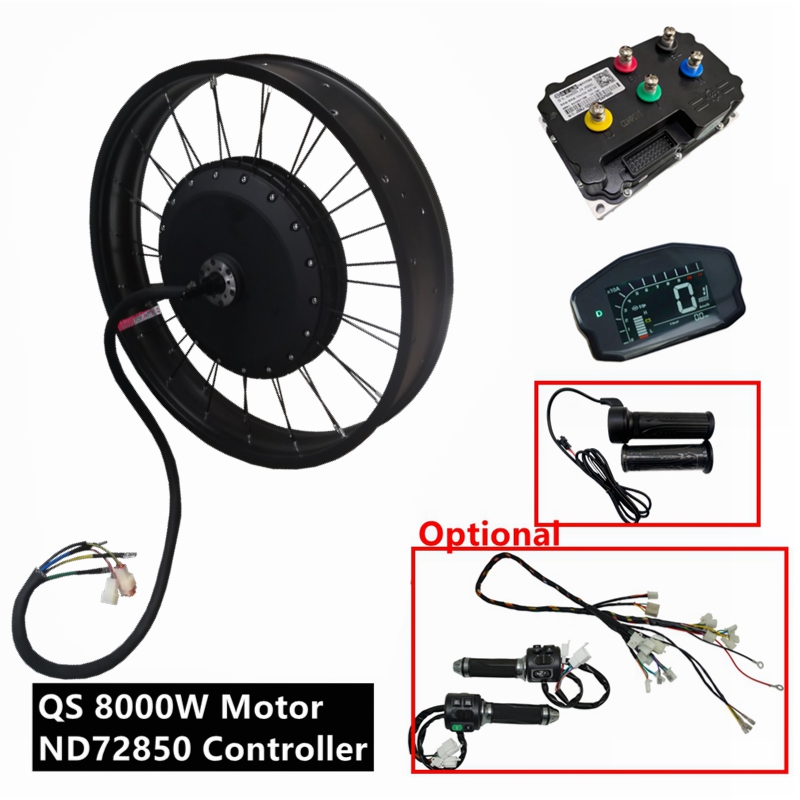 Qs273 Hub Motor 8000W 72V - NBpower/QS273 V3 72V 8000W Fat E-Bike