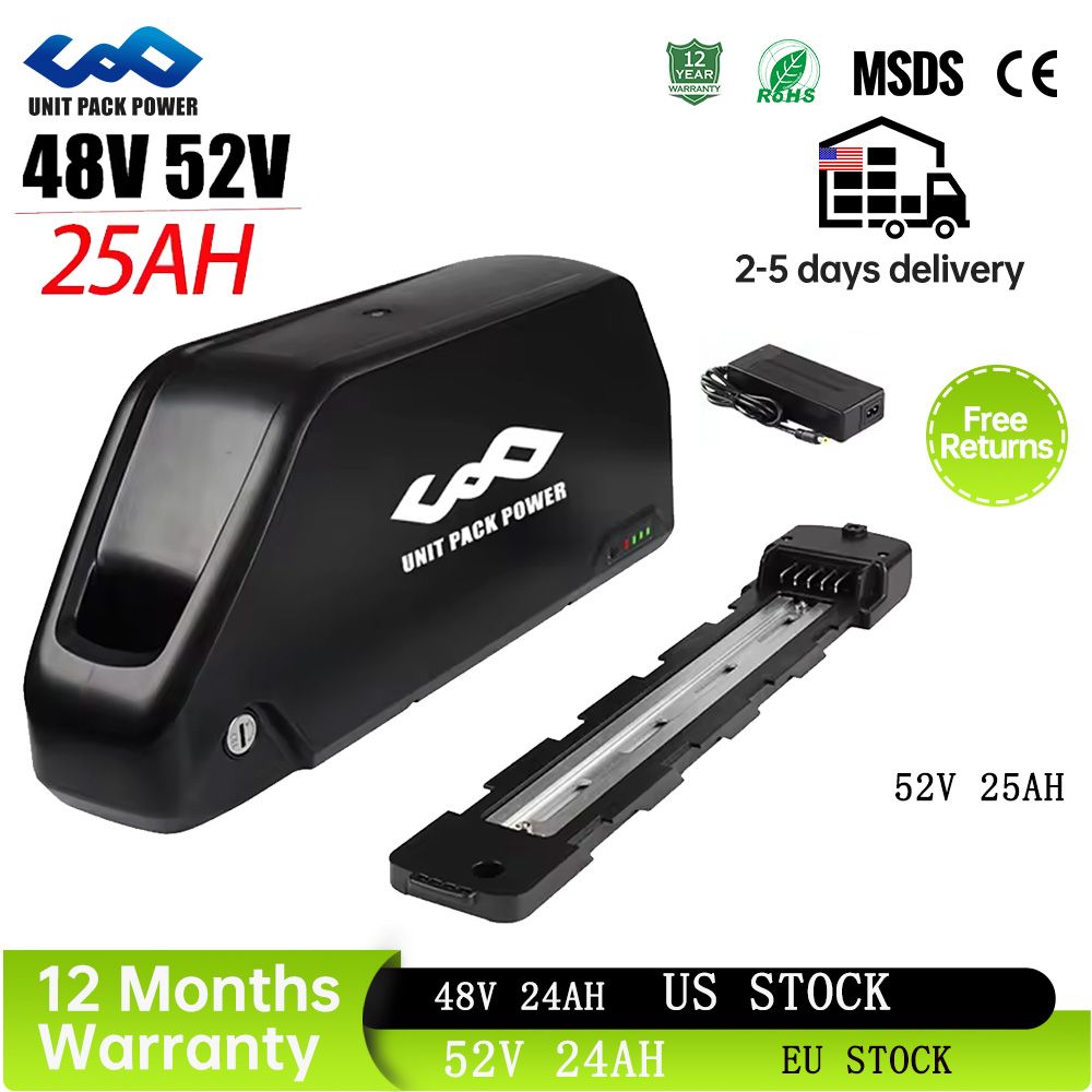 60V 30Ah Electric Scooter Battery - 52V 25AH Downtube E-Bike-Akku Polly 21700