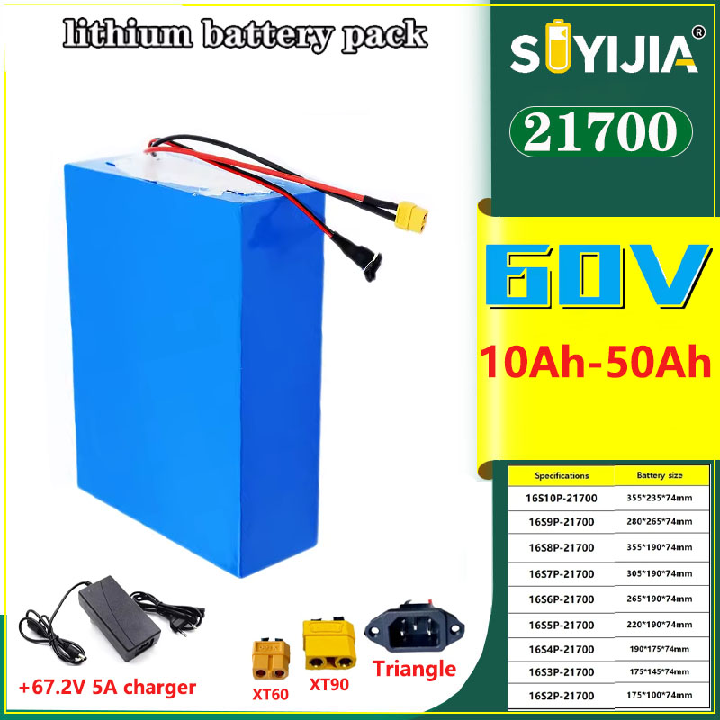 Neue 60V 50Ah 40Ah 30Ah 20Ah 1 – 60V 30Ah Electric Scooter Battery Bewertung und Preis