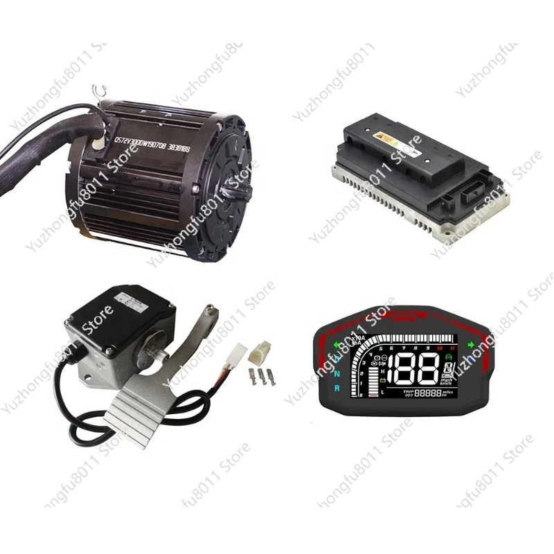 3000 W Mid Drive Bürstenlosen  – Mid Drive Motor Kit 72V 3000W Bewertung und Preis