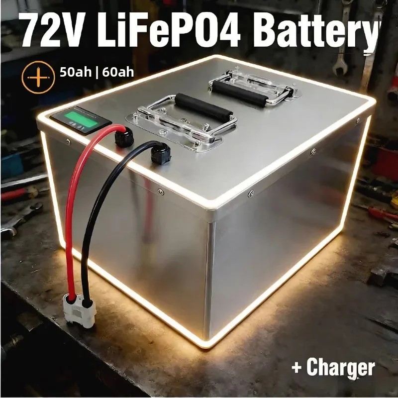 72 V 50 Ah 50 A 60 Ah 60 Ah 60 – 72V 60Ah Lifepo4 Battery Pack Bewertung und Preis